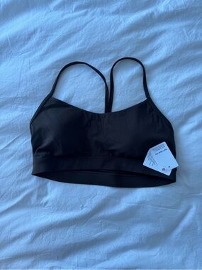 lululemon brown flow y sports bra